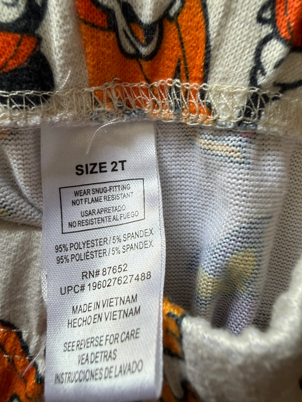 2T Halloween Pants