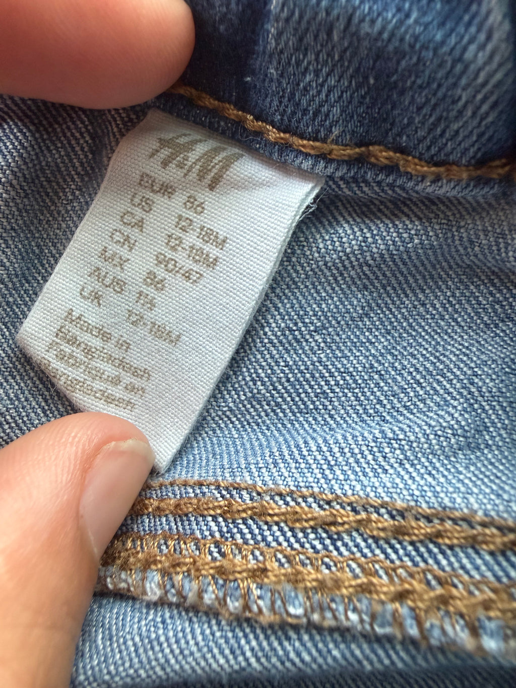 12-18M Jean Shorts